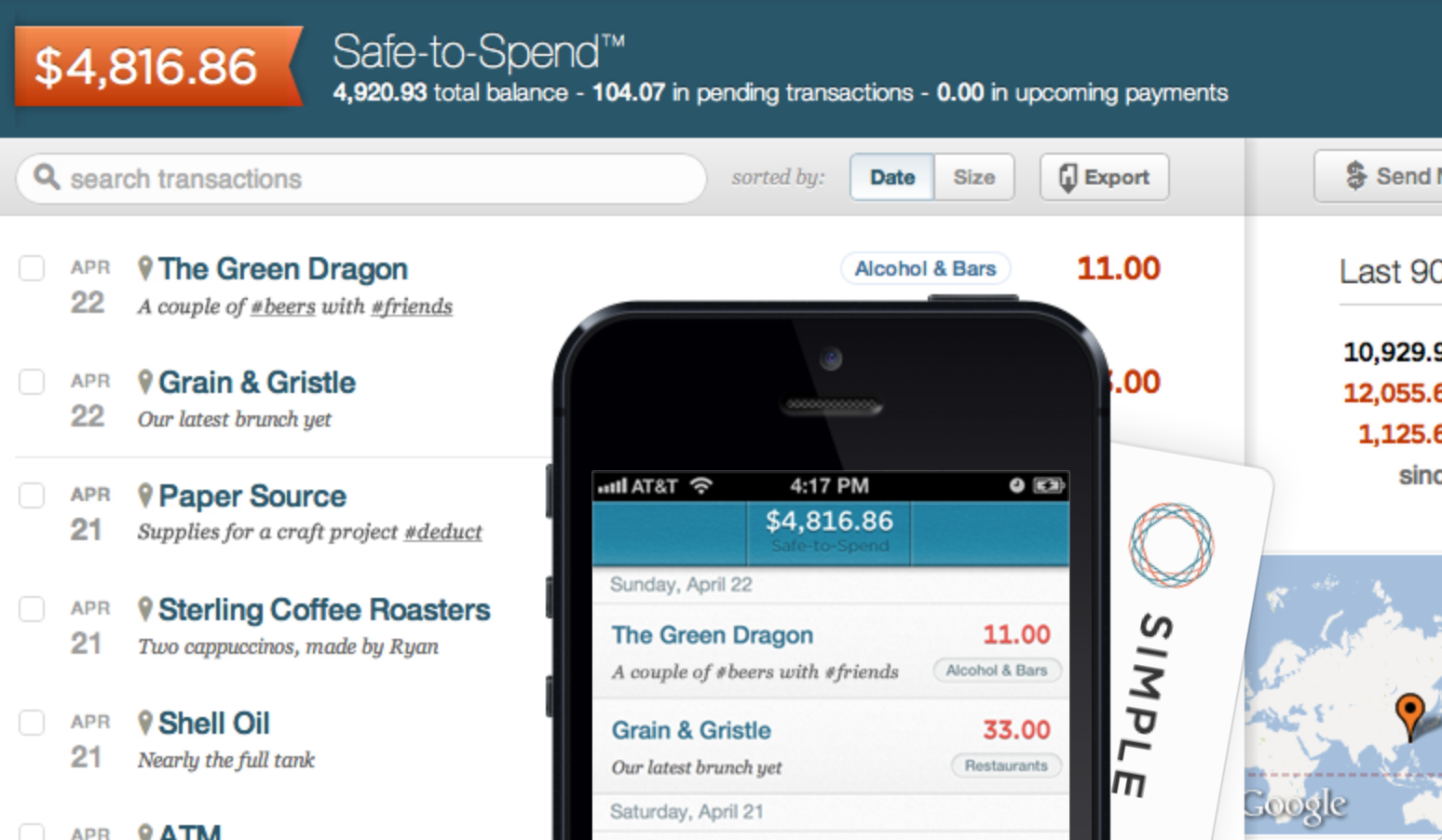 Simple Safe to Spend